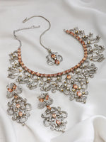 Load image into Gallery viewer, Abira Antique CZ Necklace Set