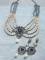 Load image into Gallery viewer, Jaislavi Victorian Kundan Handcrafted Necklace