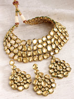 Load image into Gallery viewer, Tisya Gold Plated Yellow Kundan Necklace