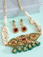 Load image into Gallery viewer, Manita Jadau Choker Set