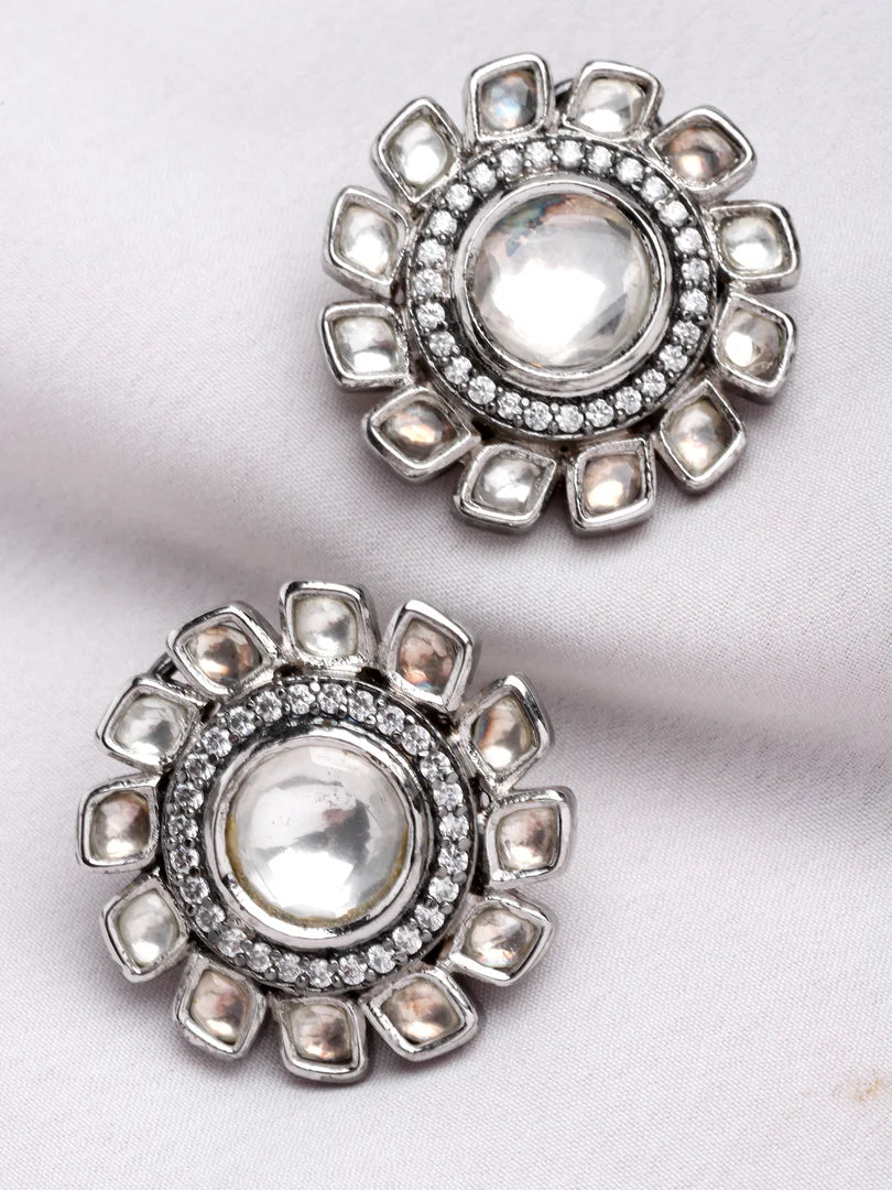 Antique Kundan Big Studs