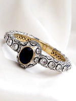 Load image into Gallery viewer, Antique CZ Black Stone Bracelet