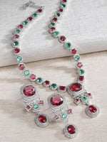Load image into Gallery viewer, Sush Multi Color Long Pendant set