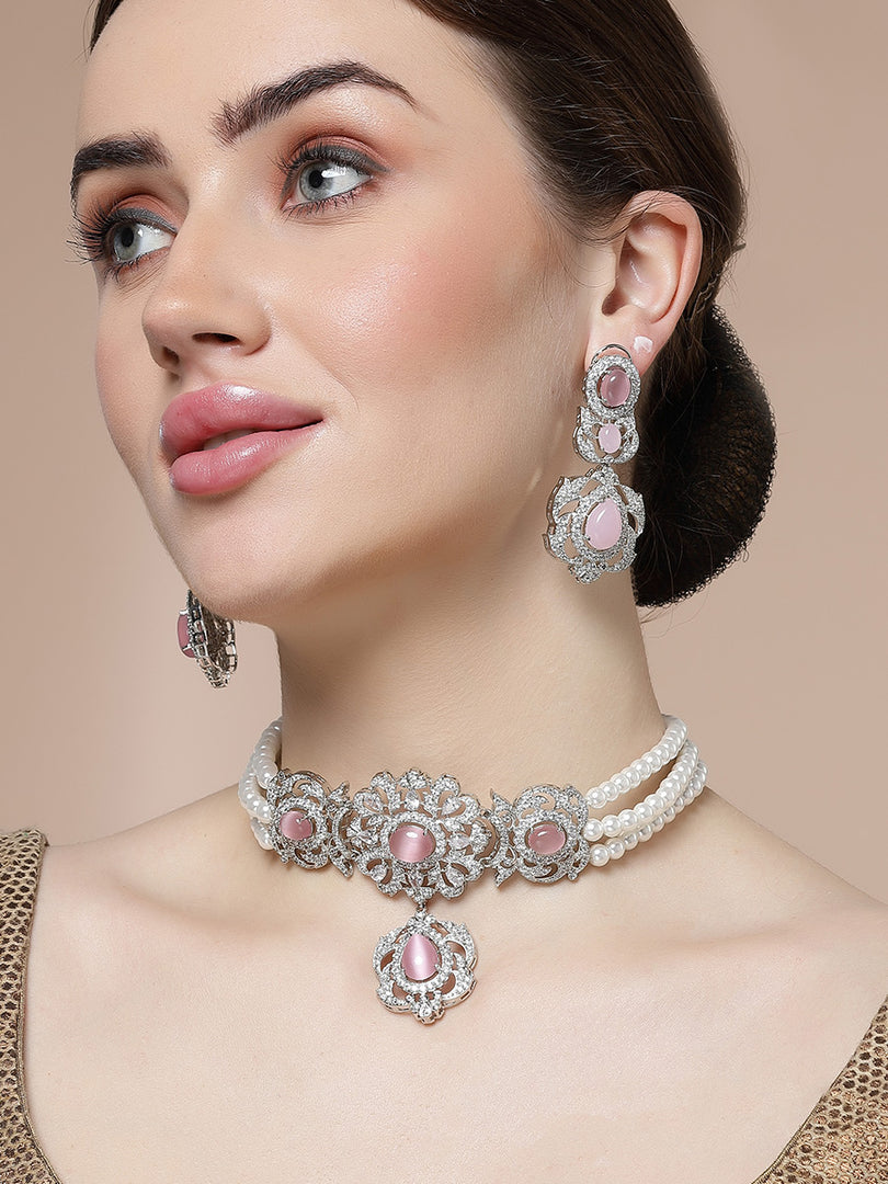 Anchal Necklace Set with Earrings