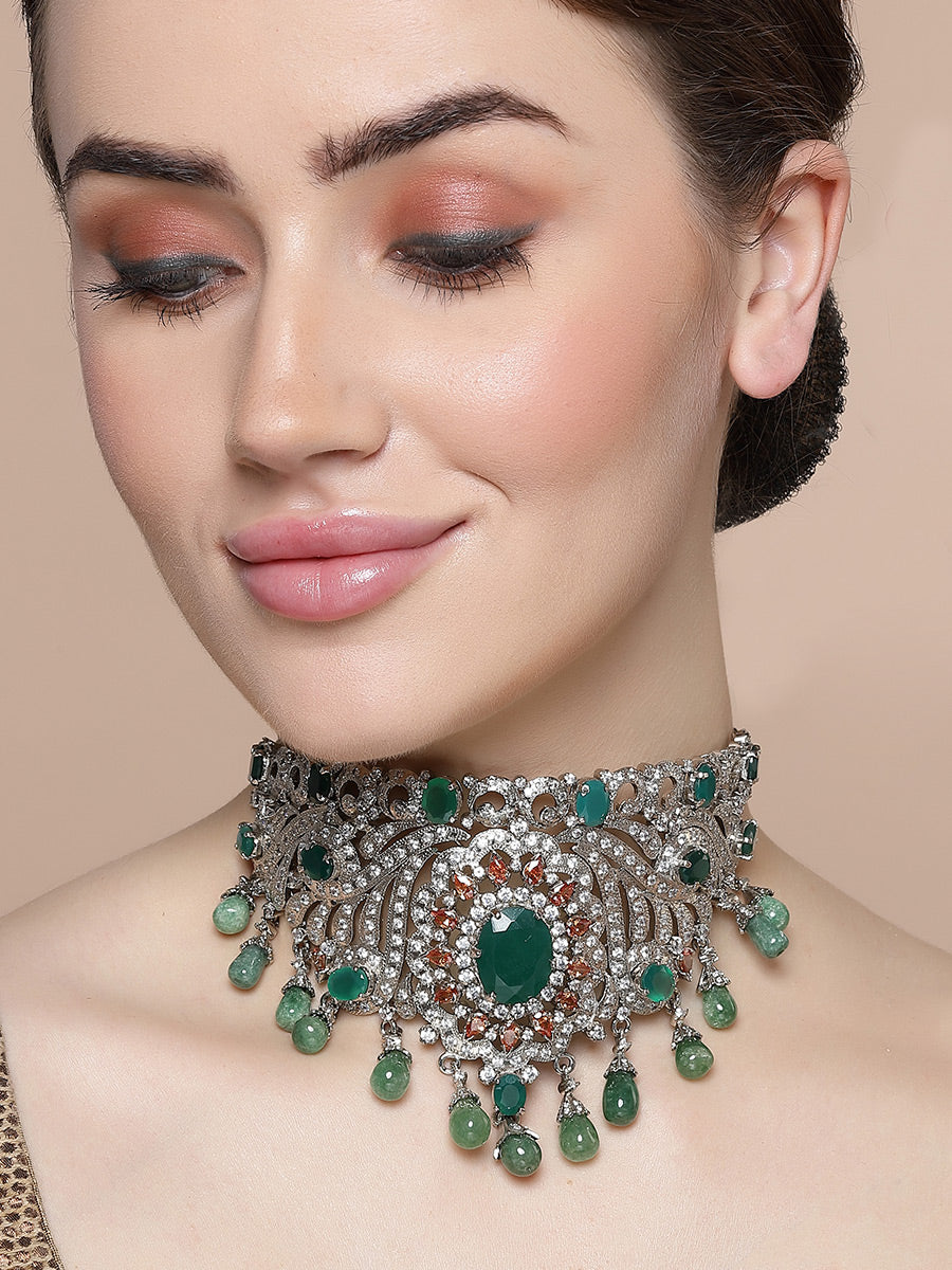 Meher Necklace Set with Earrings