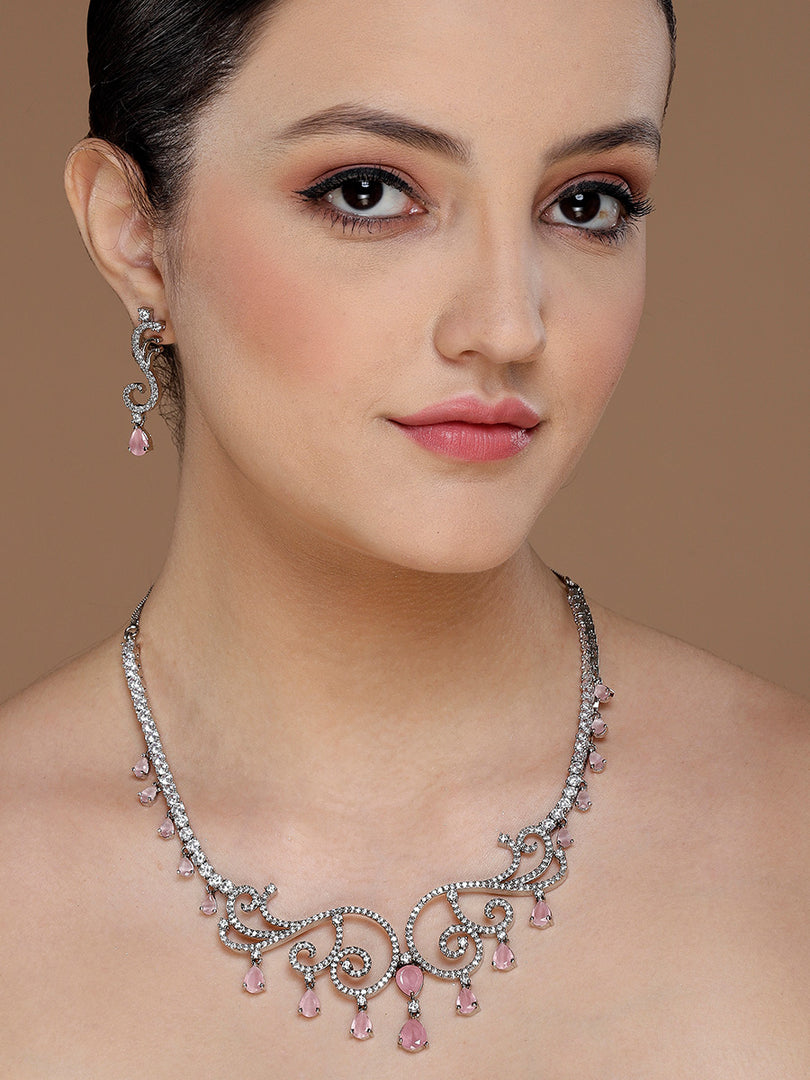 Pikha Pink Necklace set