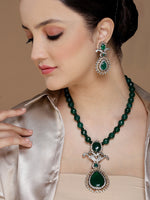 Load image into Gallery viewer, Avi Green Stone Pendant set