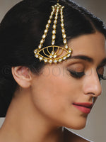Load image into Gallery viewer, Gold Finish Kundan Jhumer