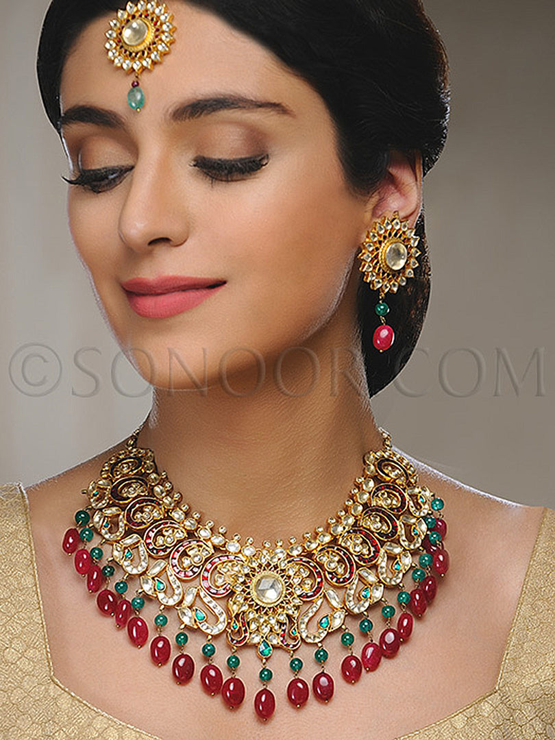 Ekroop Kundan Traditional Bridal Set