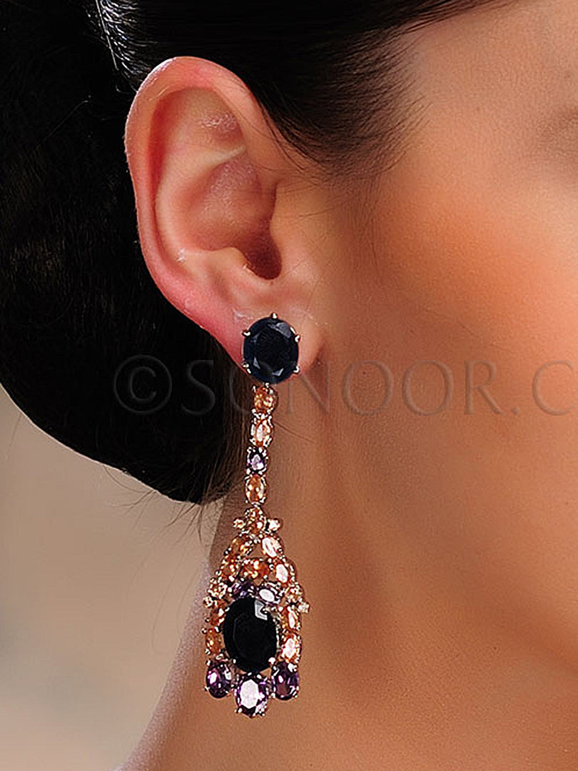 Natural Stones Handcrafted Earrings