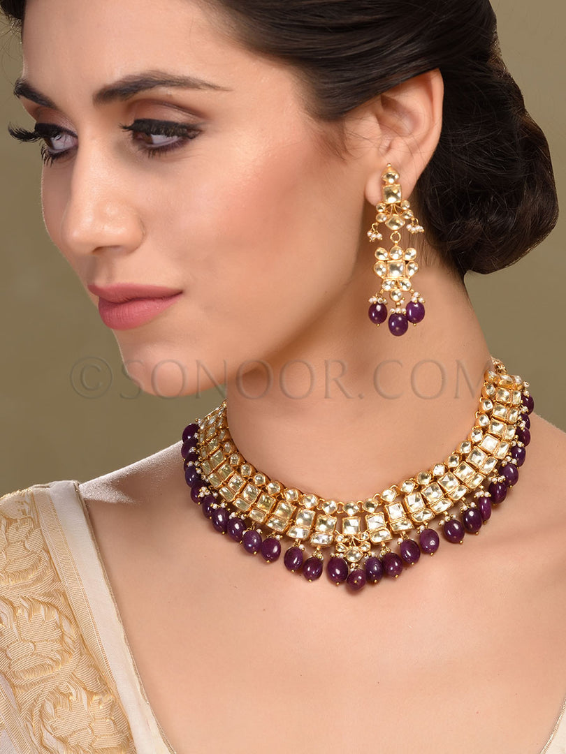 Yatri Antique Kundan Choker Set
