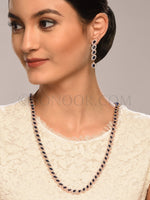 Load image into Gallery viewer, Keerati Long Zircon Necklace