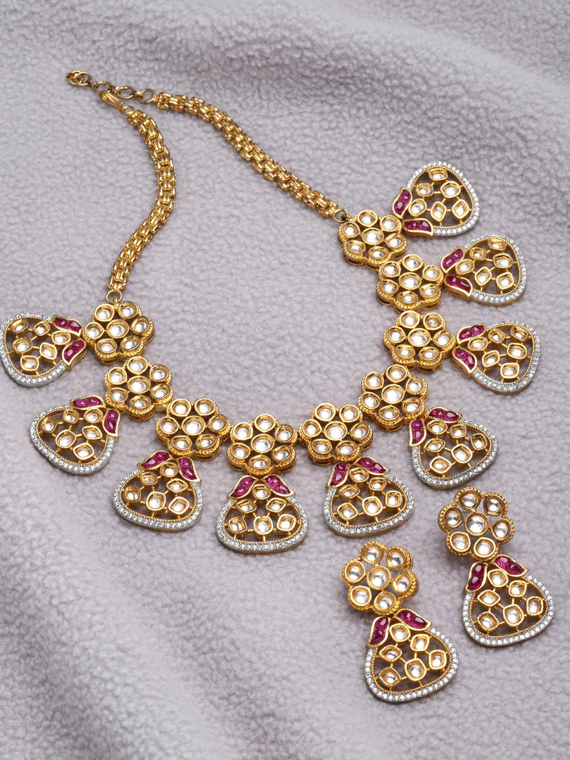 Ruhiti Jadau Necklace Set