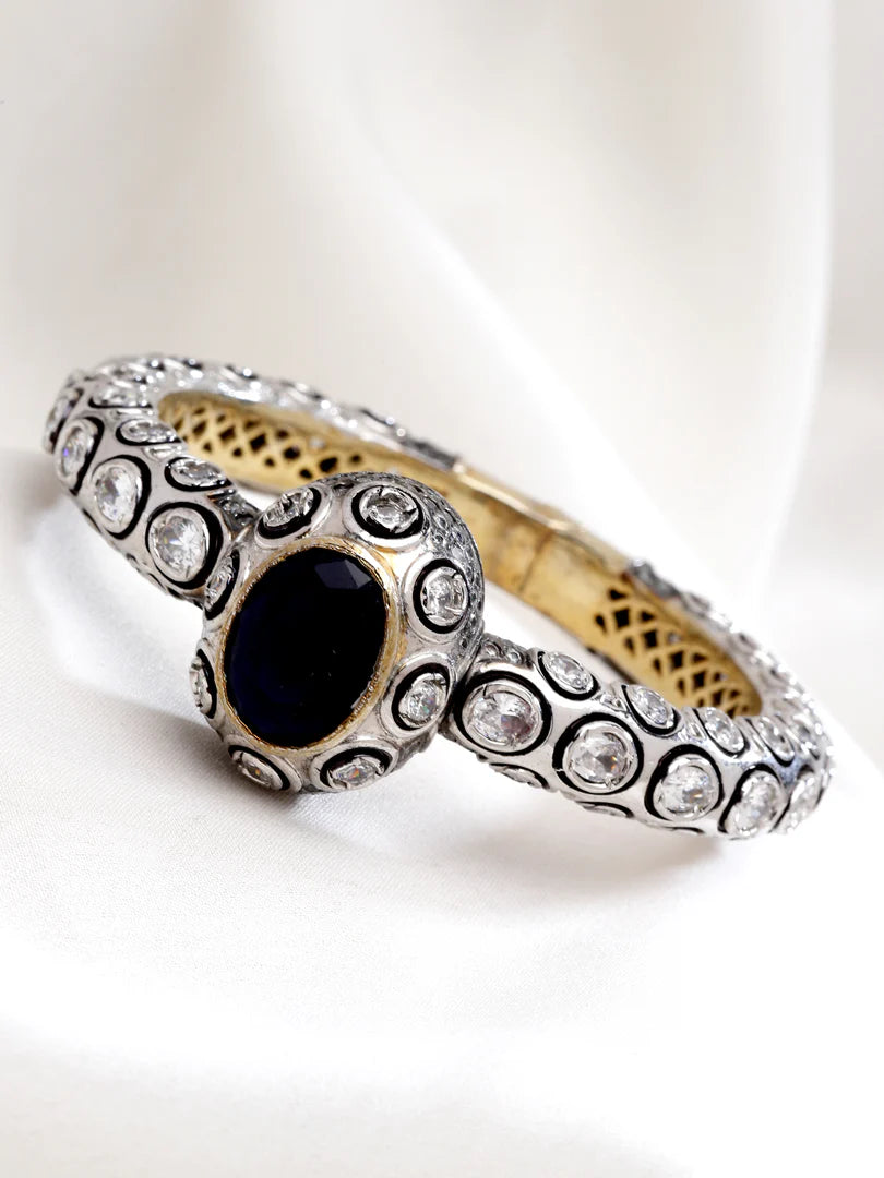 Antique CZ Black Stone Bracelet