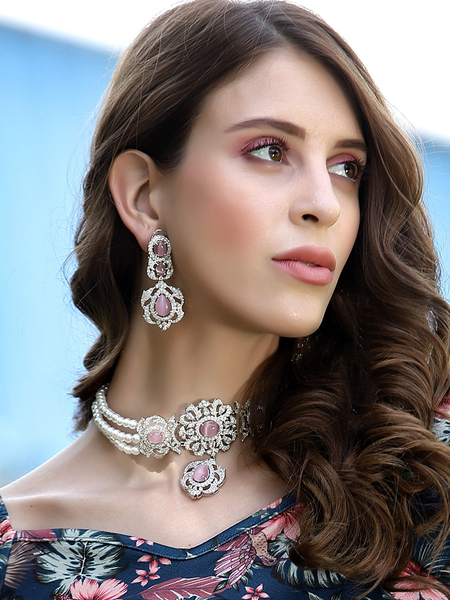 Anchal Necklace Set with Earrings