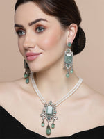 Load image into Gallery viewer, Akshata Pendant Set with Earrings
